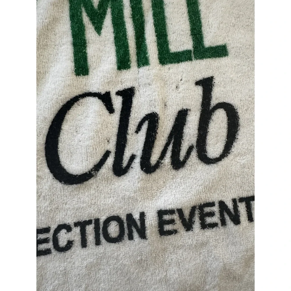 Vintage Meadow Mill Athletic Club USSRA 2004 Towel Squash Racket Baltimore‎ MD